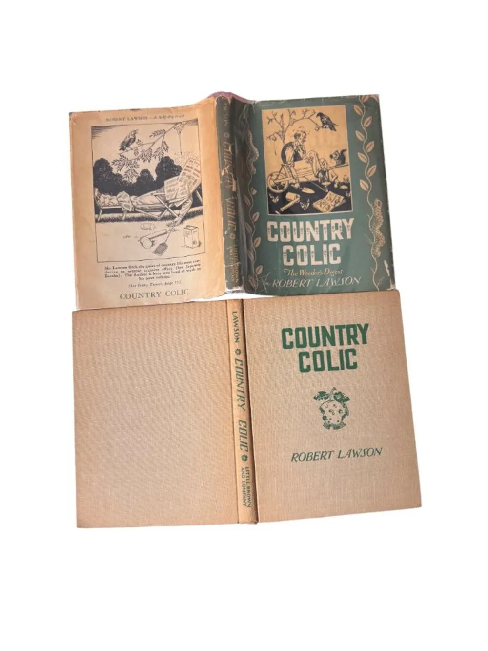 Country Colic Weeders Digest Robert Lawson Stated 1st Ed 1944 HC DJ Illustrated